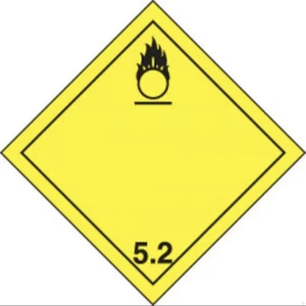 Accuform TDG PLACARD CLASS 5 273MM x 273MM TCP522MG100 TCP522MG100 - main